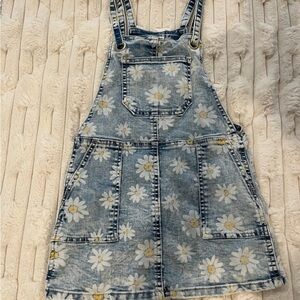 Cat & Jack Blue Floral Denim Dress
